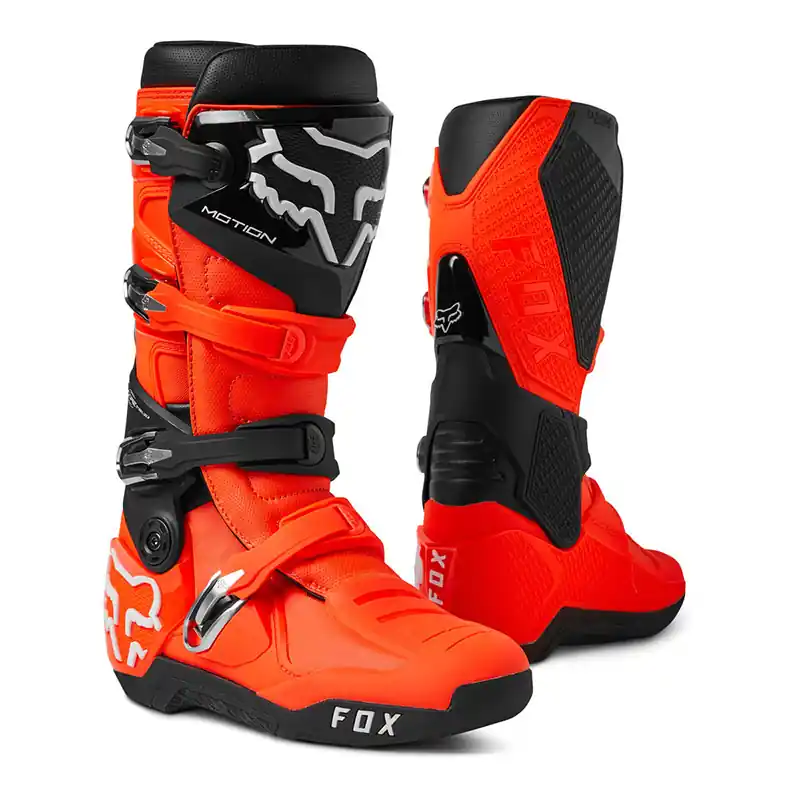 Stivali Fox Motion arancio fluo-8 Vendita Finale