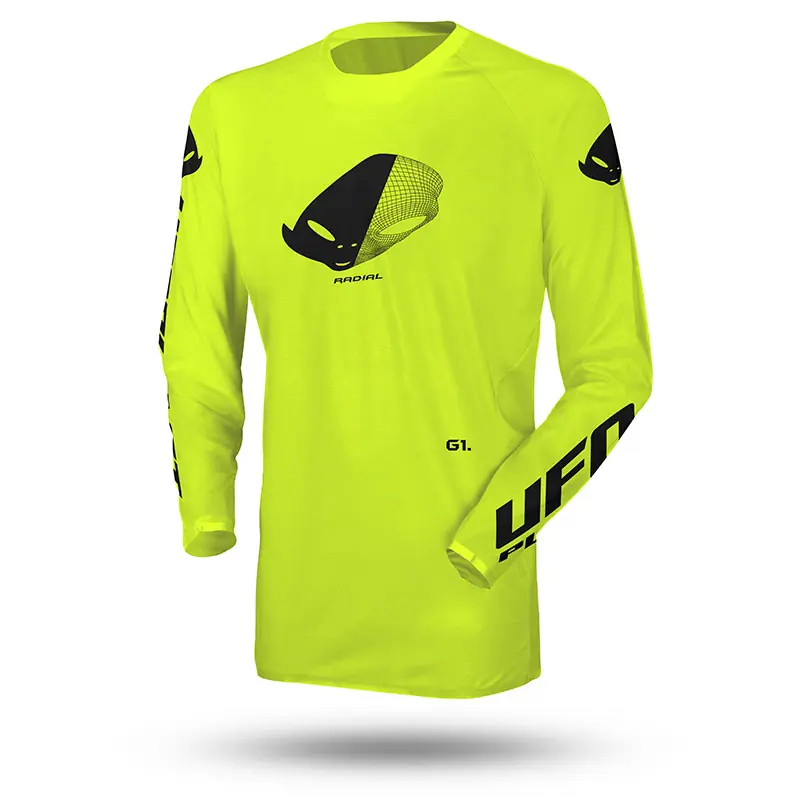 Maglia Ufo Radial Slim giallo-L Reso Gratuito