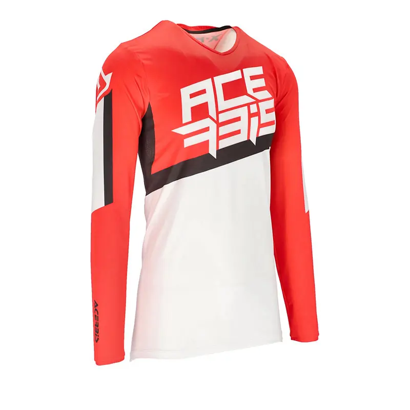 Novità Maglia Acerbis X-Flex Four bianco rosso-M