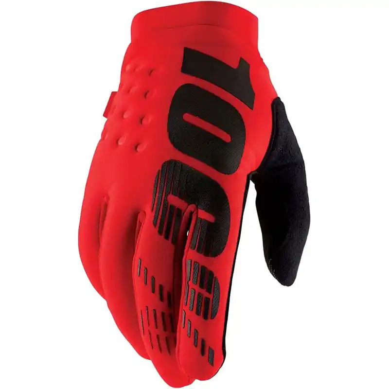 Guanti 100% Brisker rosso-S Spedizione Gratuita