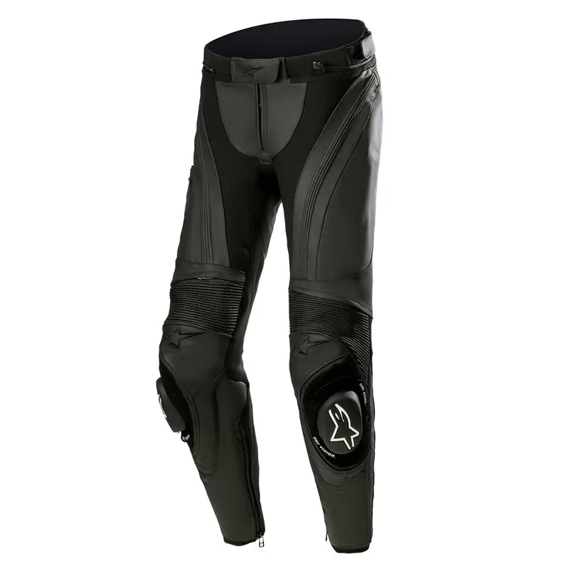 Pantaloni Pelle Alpinestars Stella Missile V3 all nero-40 Sconto