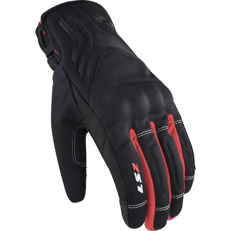 Guanti LS2 Jet 2 nero rosso-L Saldi