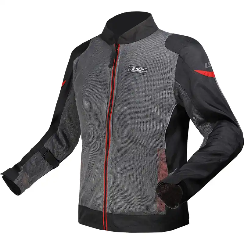 Giacca LS2 Airy grigio nero rosso-M Ultimissimo Modello
