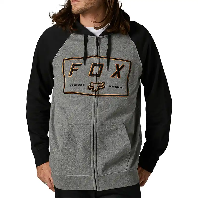 Ultimissimo Modello Felpa Fox Badger Zip heather graphite-S