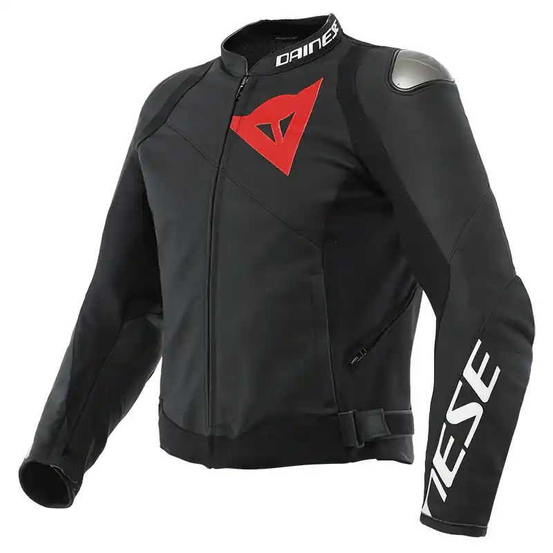 Giacca Pelle Dainese Sportiva nero-48 Spedito Oggi