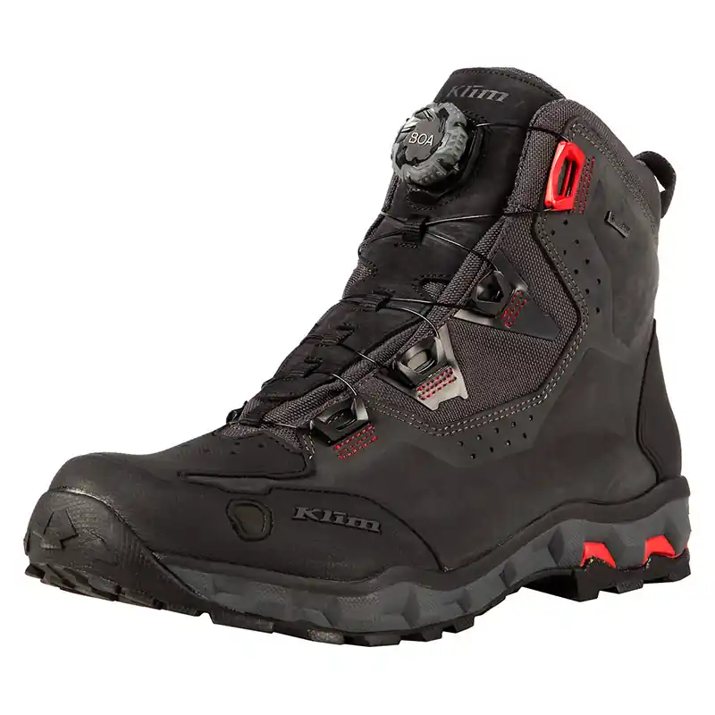 Stivali Klim Outlander GTX asphalt high risk rosso-7 Offerta Limitata