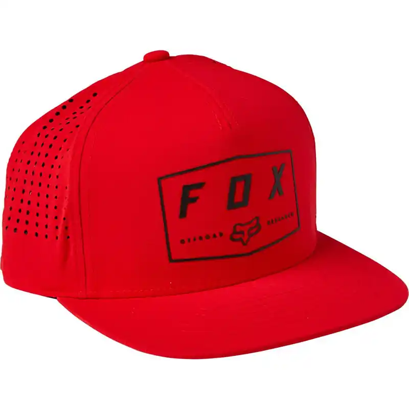 Cappellino Fox Badge Snapback rosso flame- Offerta Limitata