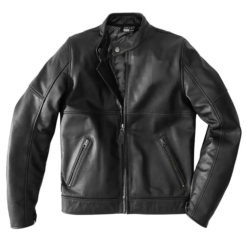 Nuova Collezione Giacca Pelle Spidi Mack nero-46