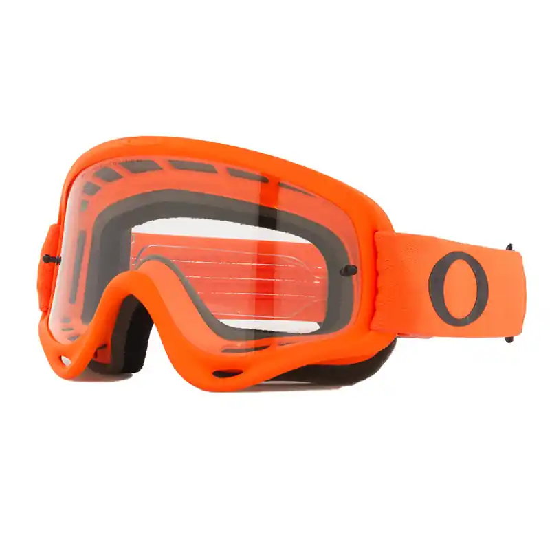 Maschera Oakley O Frame MX arancio lente chiara- Prezzo Conveniente