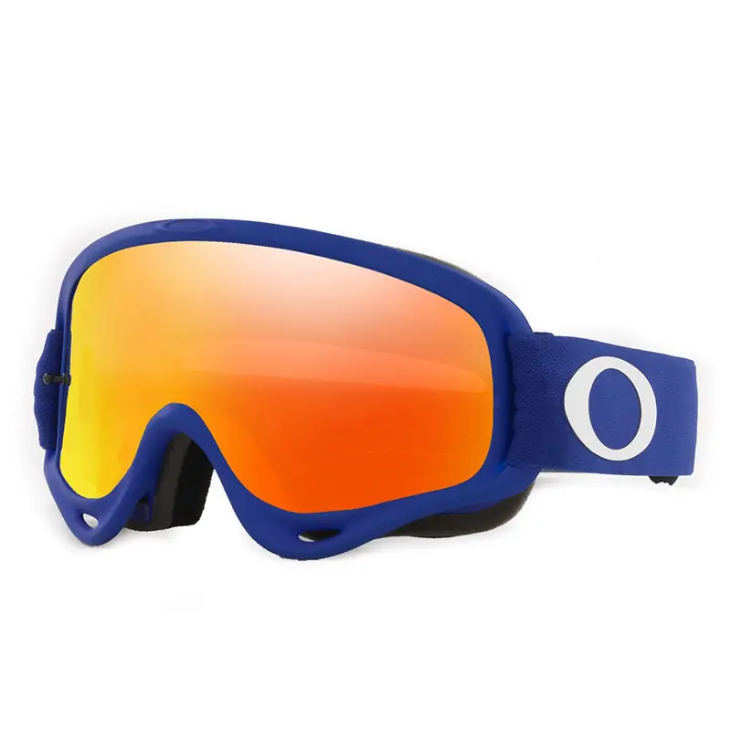 Maschera Oakley O Frame MX blu lente fire- Spedizione Espresso