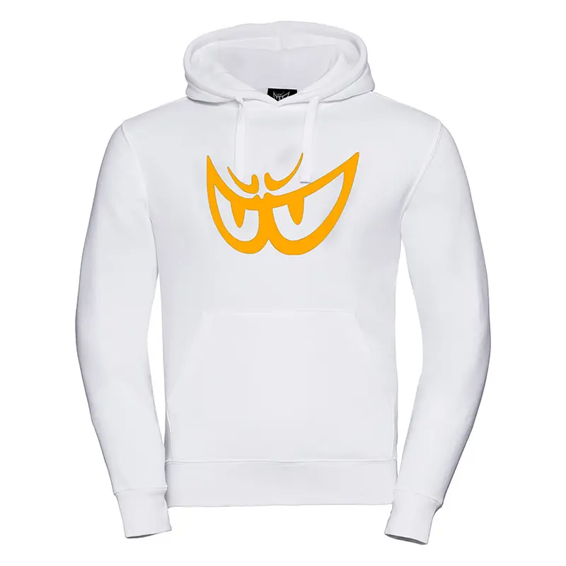 Felpa Berik Fc Eye bianco arancio-S Non Perdere