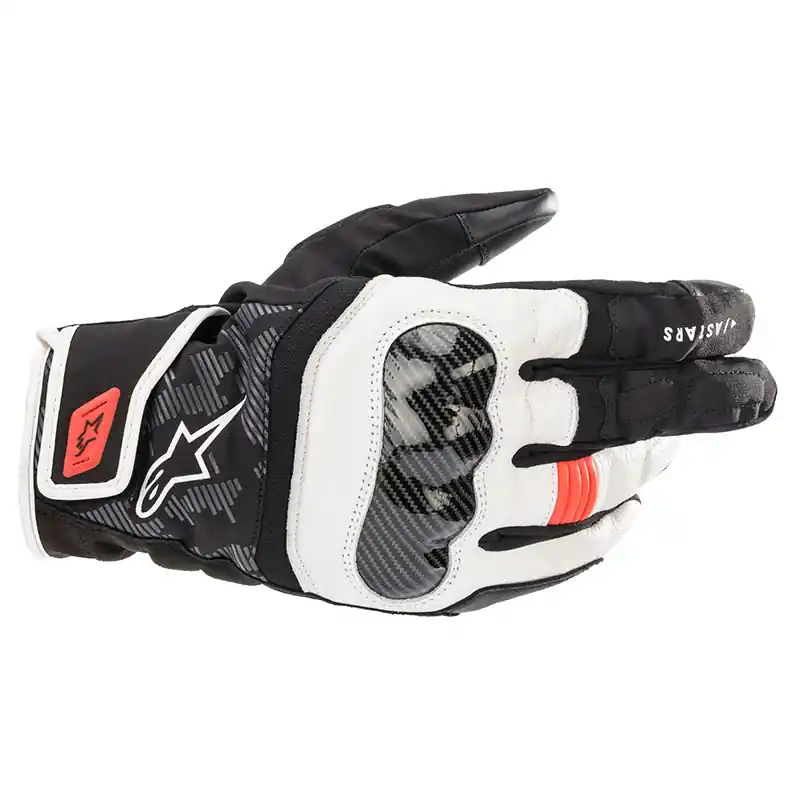 Guanti Alpinestars Smx Z Drystar bianco rosso-M Prezzo Scontato