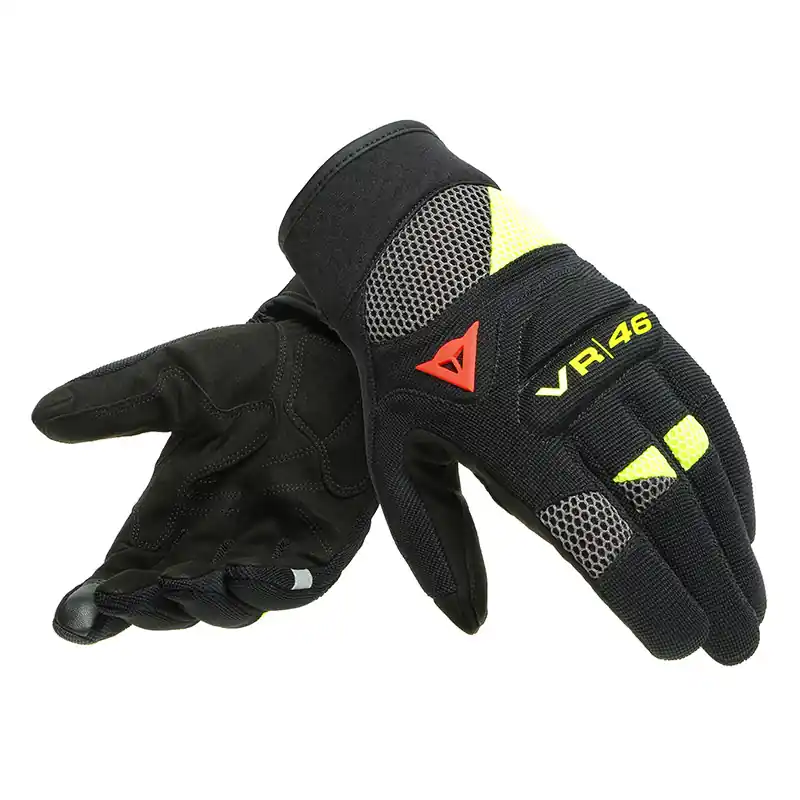 Compra Oggi Stesso Guanti Dainese VR46 Curb Short nero giallo-S