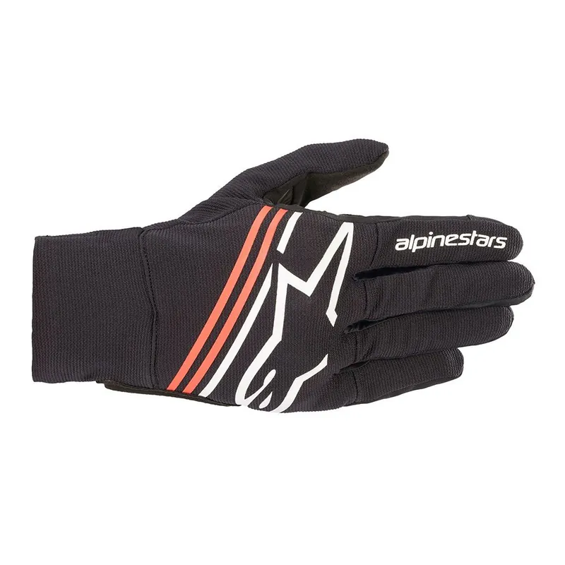 Prezzo Basso Guanti Alpinestars Reef nero bianco rosso fluo-XL