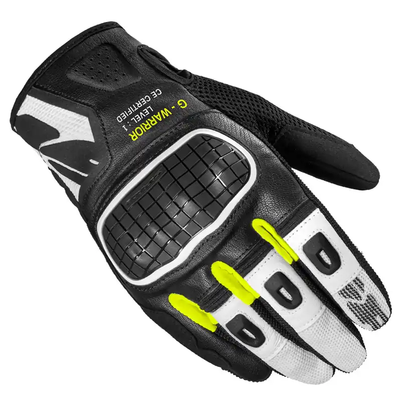 Guanti Spidi G Warrior nero giallo fluo-S Affare