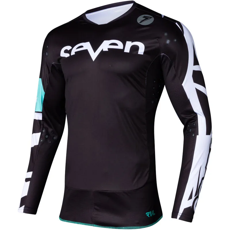 Seven Maglia Cross Rival Trooper nero bianco-S Più Venduto