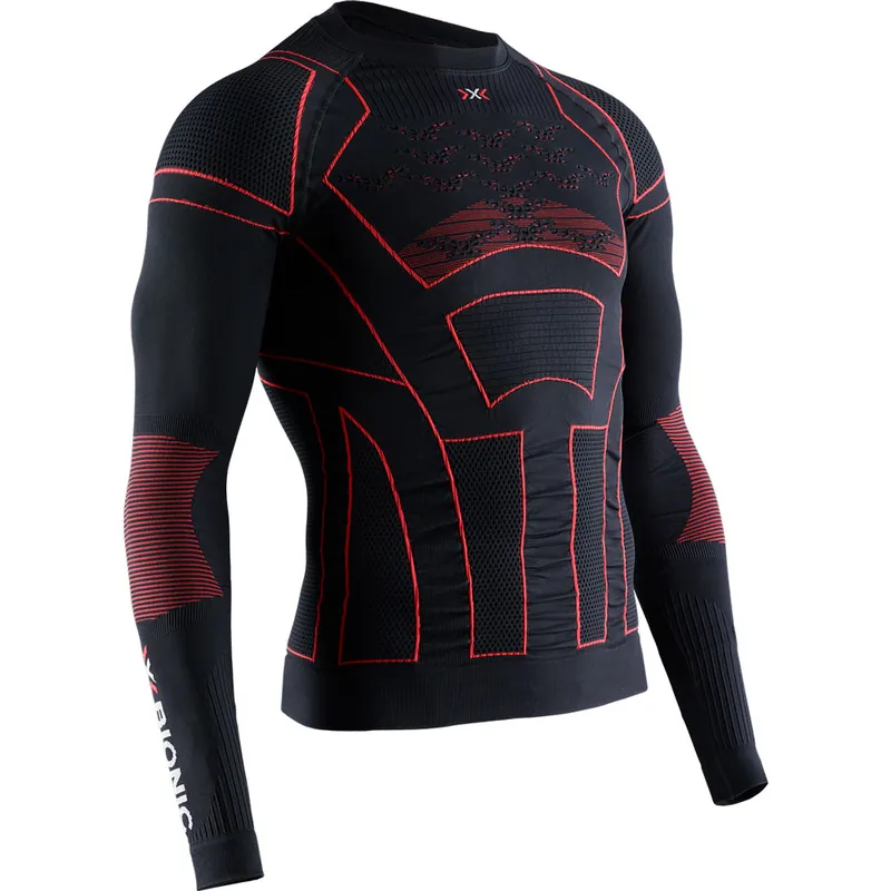 Maglia X-Bionic Moto Energizer 4.0 LG LS rosso-S Promo Stagionale