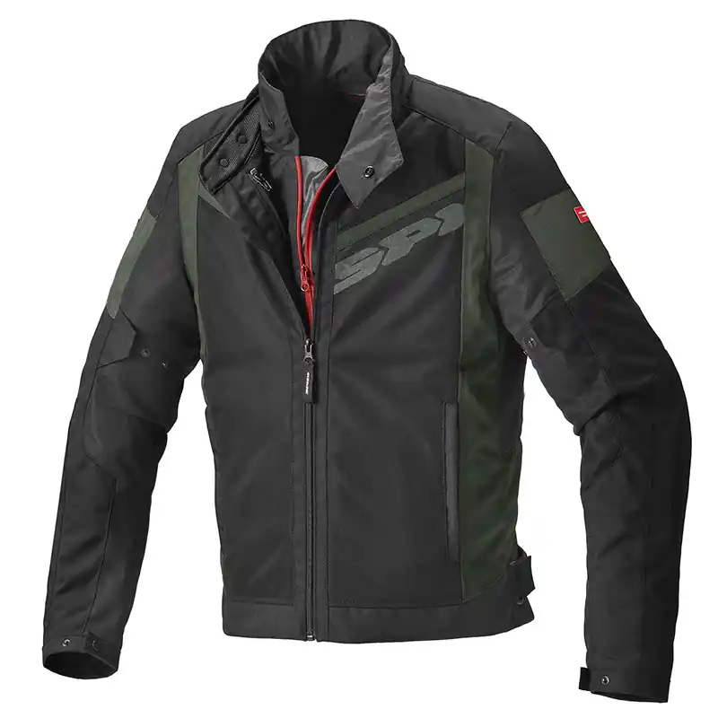 Giacca Spidi Breezy Net H2out verde scuro nero-M Prezzo Di Fabbrica