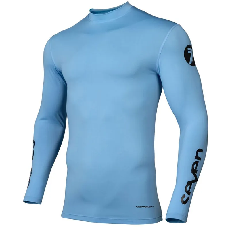 Solo Oggi Maglia Seven Zero Compression blu-M