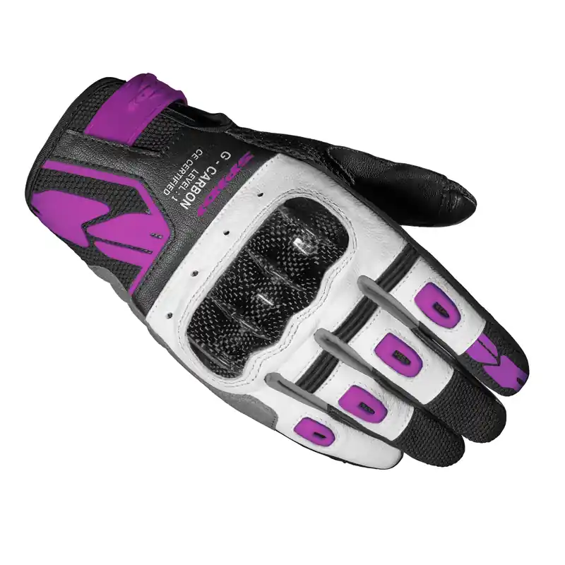 Guanti Donna Spidi G-Carbon Lady rosa-S Quantità Limitata