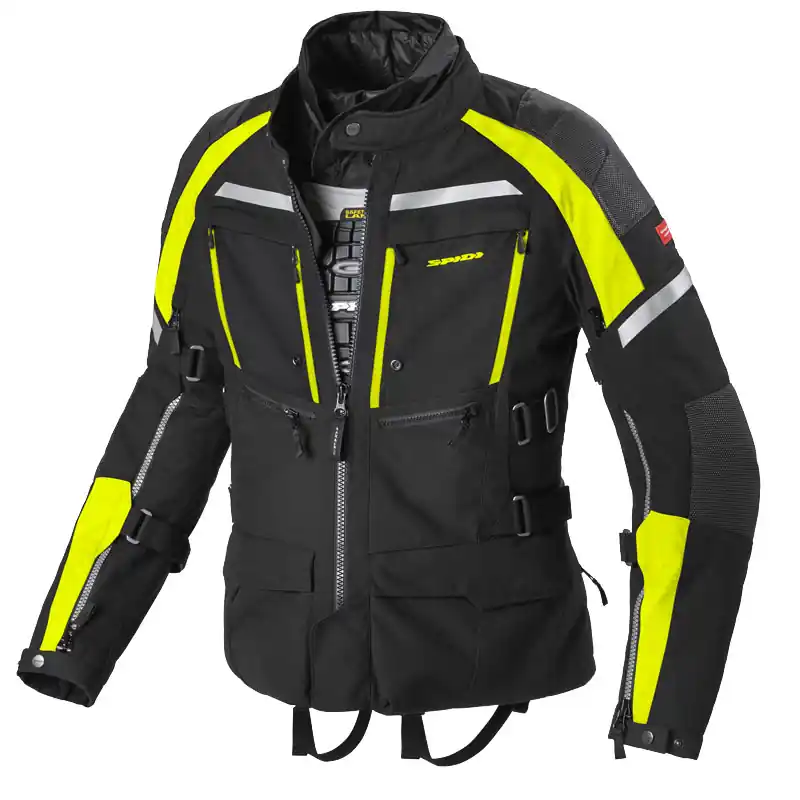 Prezzo Scontato SPIDI GIACCA ARMAKORE H2OUT NERO GIALLO FLUO-S