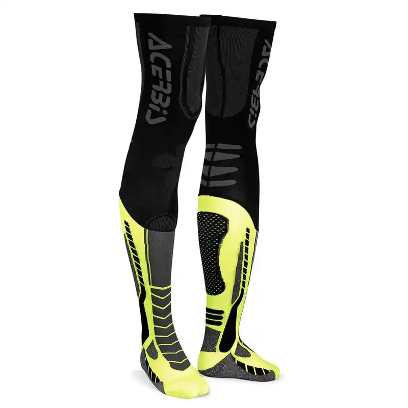 Acerbis X-leg Pro Socks Nero Giallo-S/M Consegna Rapida
