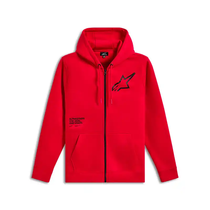 Felpa Alpinestars Tranverse rosso- Compra Oggi Stesso