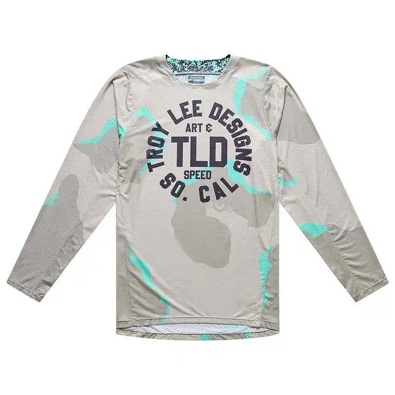 Maglia Troy Lee Designs Gp Pro Air Camo aqua- Acquista Ora