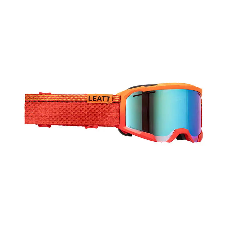 Maschera Leatt MTB X-Flow 4.0 V.24 arancio- Reso Gratuito