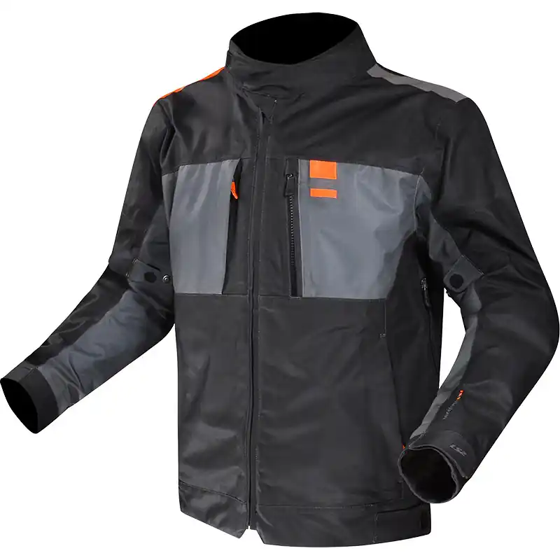 A Buon Prezzo Giacca LS2 Titanium nero arancio-