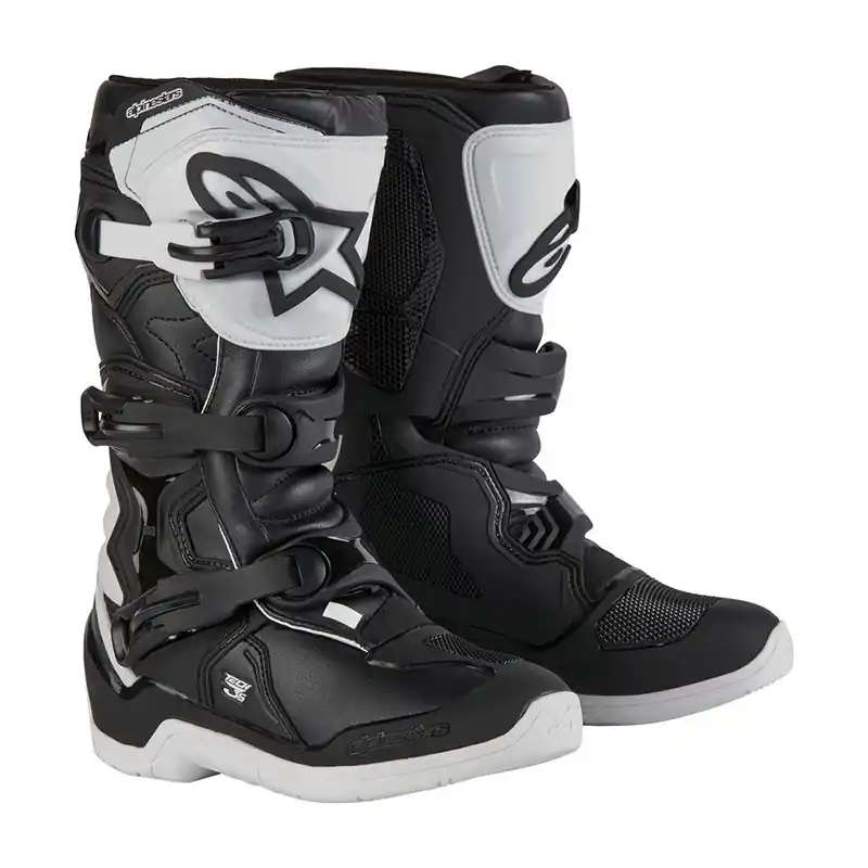 Stivali Alpinestars Tech 3S Youth bianco nero- Prezzo Basso