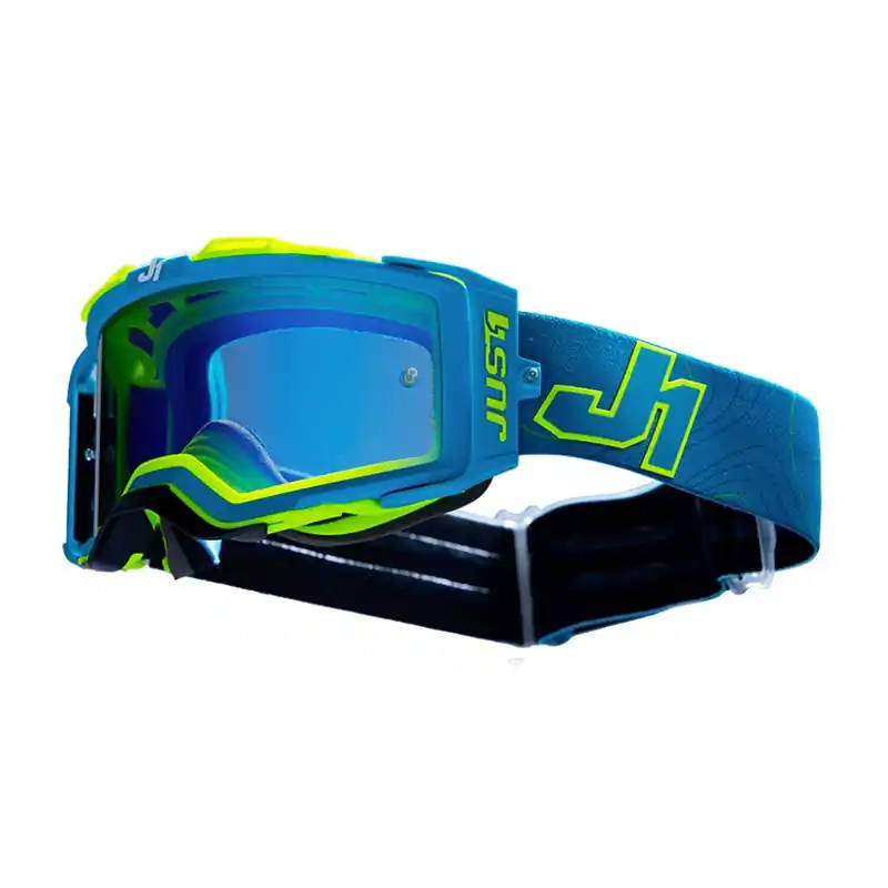 Maschera Just-1 Nerve Frontier Teal blu giallo- Promozione