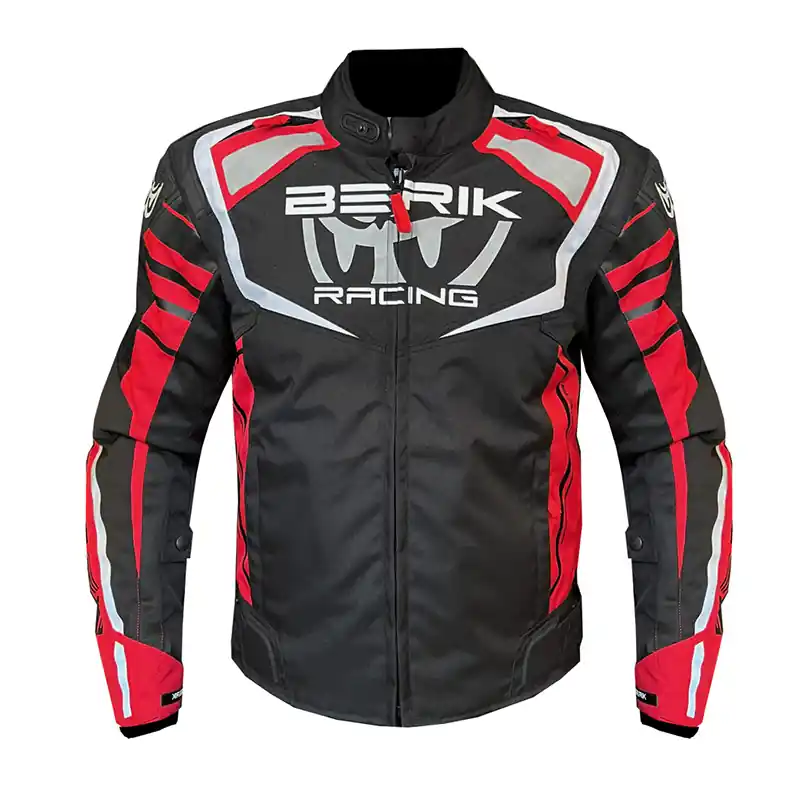 Solo Oggi Giacca Berik Supersport nero rosso fluo-