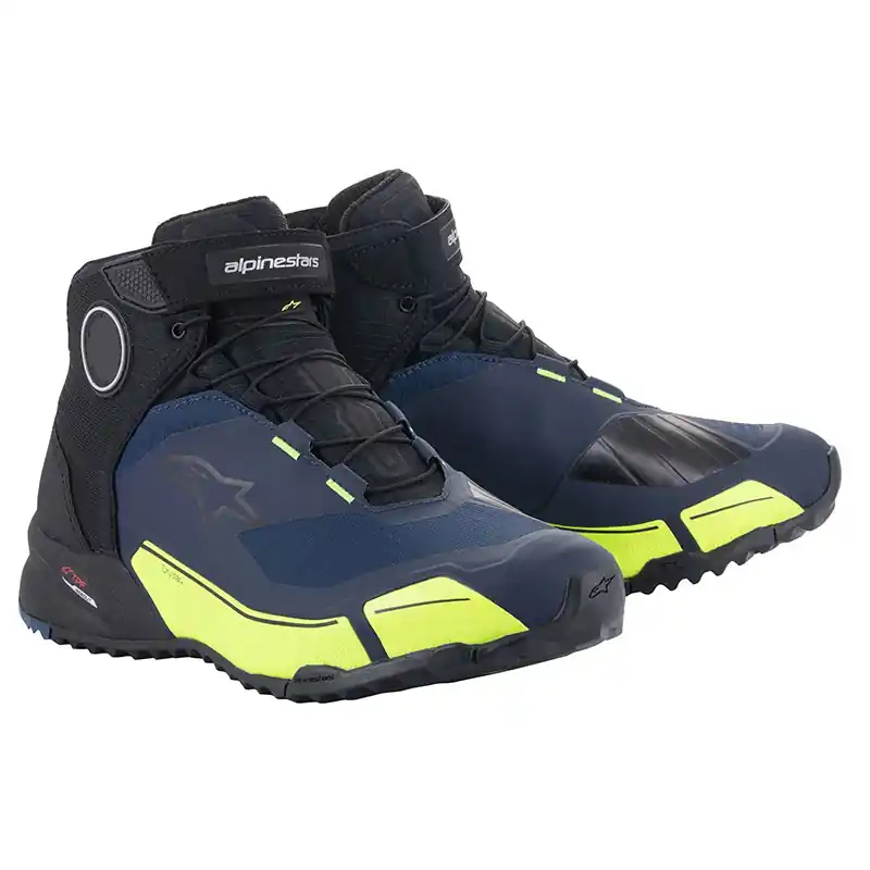 Prezzo Scontato Scarpe Alpinestars Cr X Drystar blu giallo-