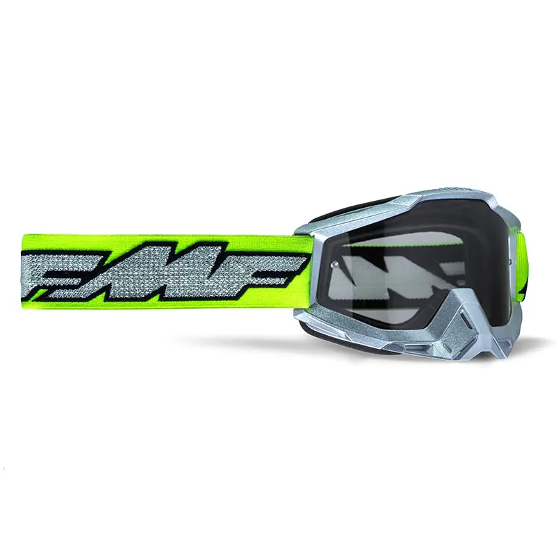Sconto Maschera FMF Powerbomb Rocket argento lime-