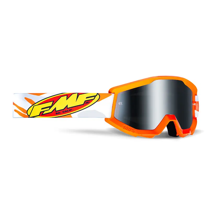 Maschera FMF Powercore Assault grigio specchiato- Offerta Del Giorno