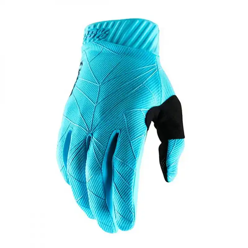 Guanti 100% Ridefit Ice blu nero- Scelto Dai Clienti