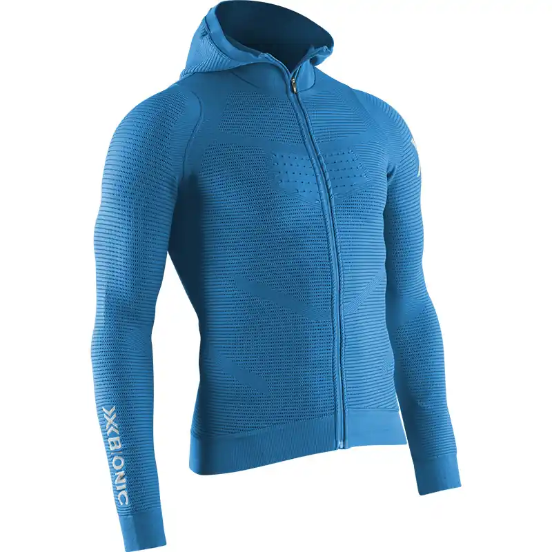Giacca X-Bionic Instructor Hooded teal blu- Solo Oggi