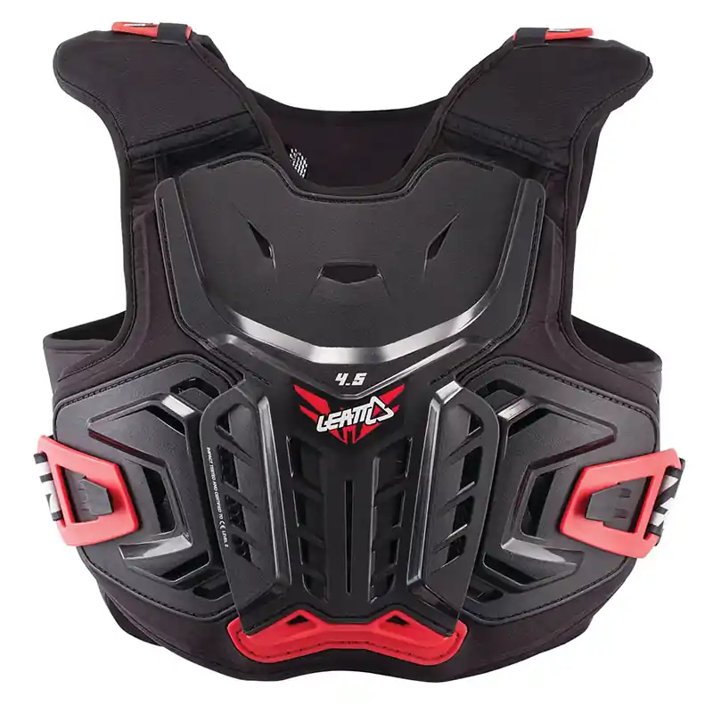 Pettorina Bimbo Leatt 4.5 JR nero rosso- Economico