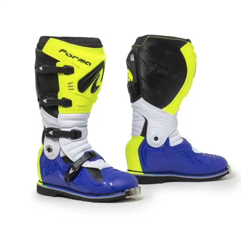 Acquista Ora Stivali Forma Terrain Evolution TX giallo fluo blu-