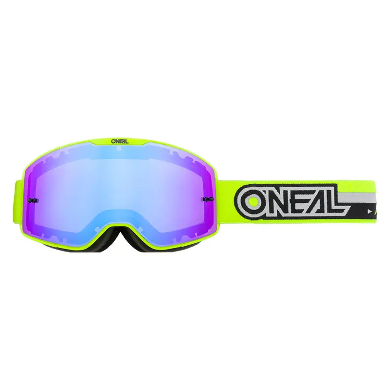 Di Tendenza Maschera O Neal B-20 Proxy giallo lente blu-