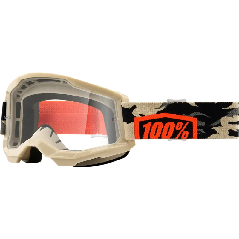 Subito Disponibile Maschera 100% Strata 2 Kombat lente chiara-