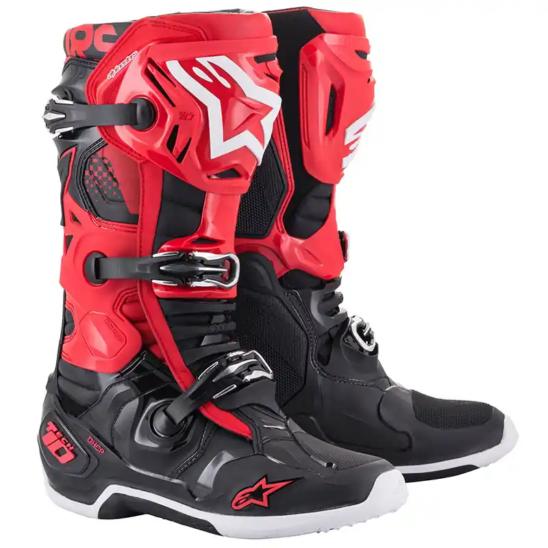 Stivali Alpinestars Tech 10 rosso nero- Subito Disponibile