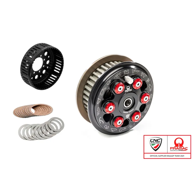 Subito Disponibile Cnc Racing Frizione Antisaltellamento Master Tech Team Pramac Lim. Ed. Completa - 48 Denti Sinterizz-