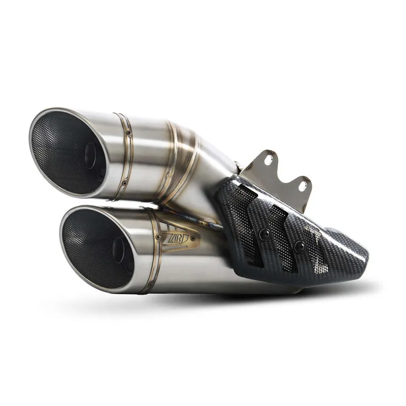 Spedito Oggi Zard Scarico Racing per Ducati Xdiavel Slip-On Kit (16-20)-