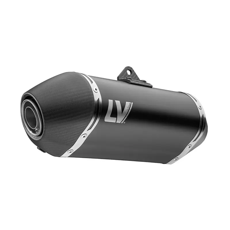 Promozione LeoVince LV-14 Nero Racing Slip On Transalp 750-