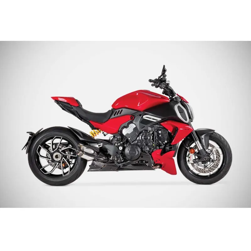 Compra Online Zard Scarico Racing Predator Slip-On Kit per Diavel V4-
