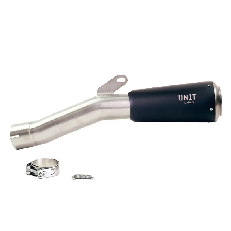 Offerta Limitata Marmitta Unit Garage Bassa Omologato Nero Bmw R12-
