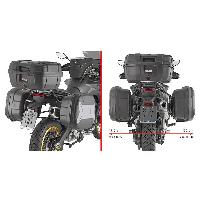 Pagamento Sicuro Portavaligie Laterale Givi PLO9260MK Monokey-