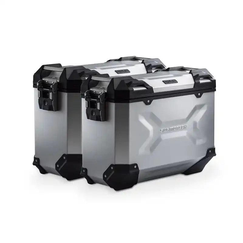 Kit Valigie Sw Motech Trax ADV 37 MTS 1200 argento- Esclusivo